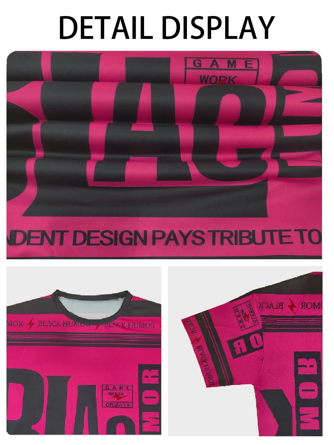 Women's Letter Print Round Neck Fitted Tee, Fashion Casual Crew Neck T-shirt for Daily Holiday Vacation Outdoor Wear, Ladies Clothes for Summer, Top