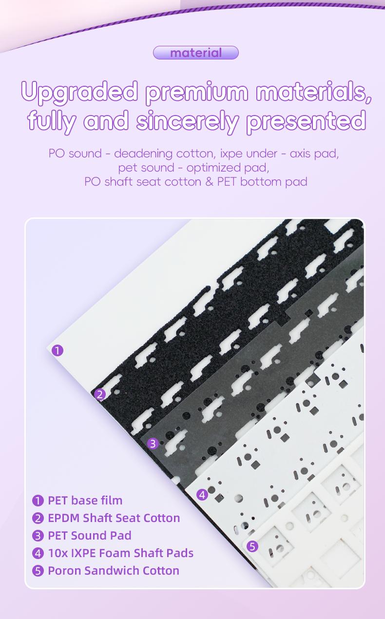 My Little Pony MLP GK01 Bluetooth wireless keyboard dual-mode pink silent keyboard mouse set high-value girls office keyboard and mouse typing game computer notebook tablet IPad pass