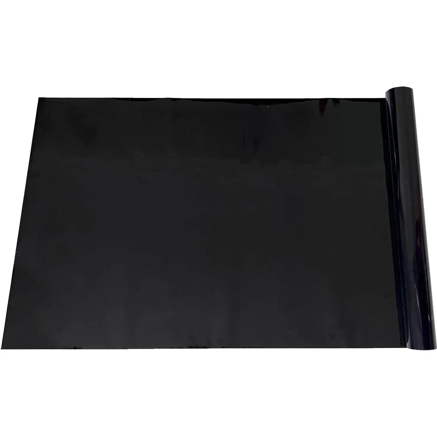 Black Aquarium Background Static Cling Film for Fish Tanks, 23.6 x 11.8 in, Glue-Free Thickened Waterproof Vinyl, Total Light Blockout, Makes Fish Colors Pop, Easy Install & Remove, ReusableGift