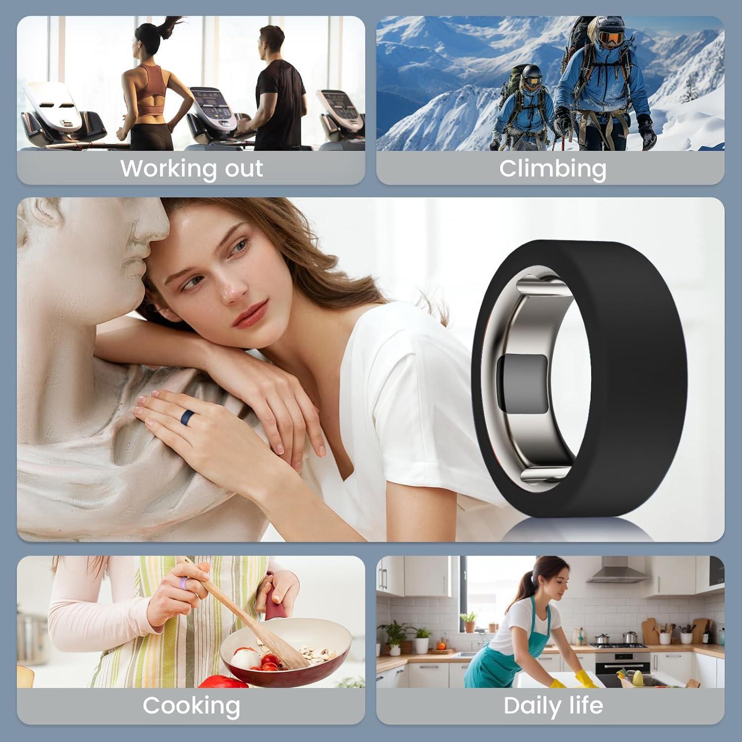 10-Pack Oura Ring Protective Cases, Compatible with Oura Ring Gen 4/ceramic, Gen 3/galaxy Ring, Scratch-Resistant Silicone, Unisex, Fitness Friendly