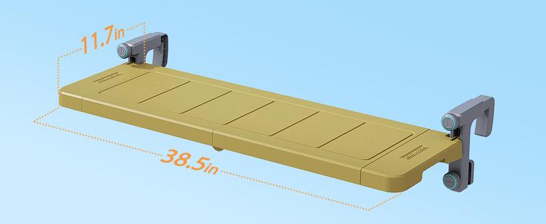Poolside Bar, Swim Up Bar Exclusively for Above-Ground【Round & Oval 】 Pools. Patio Poolside Table Smart Fold Easy Maintenance, Weather Resistant Stable Tabletop