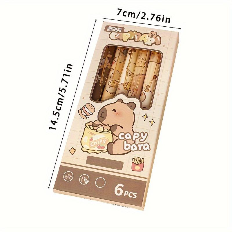 6 Pack Water Dolphin Erasable Gel Pens, Retractable Design, Blue Ink, Smooth Writing, Quick Dry Office Supplies, Elegant Pen