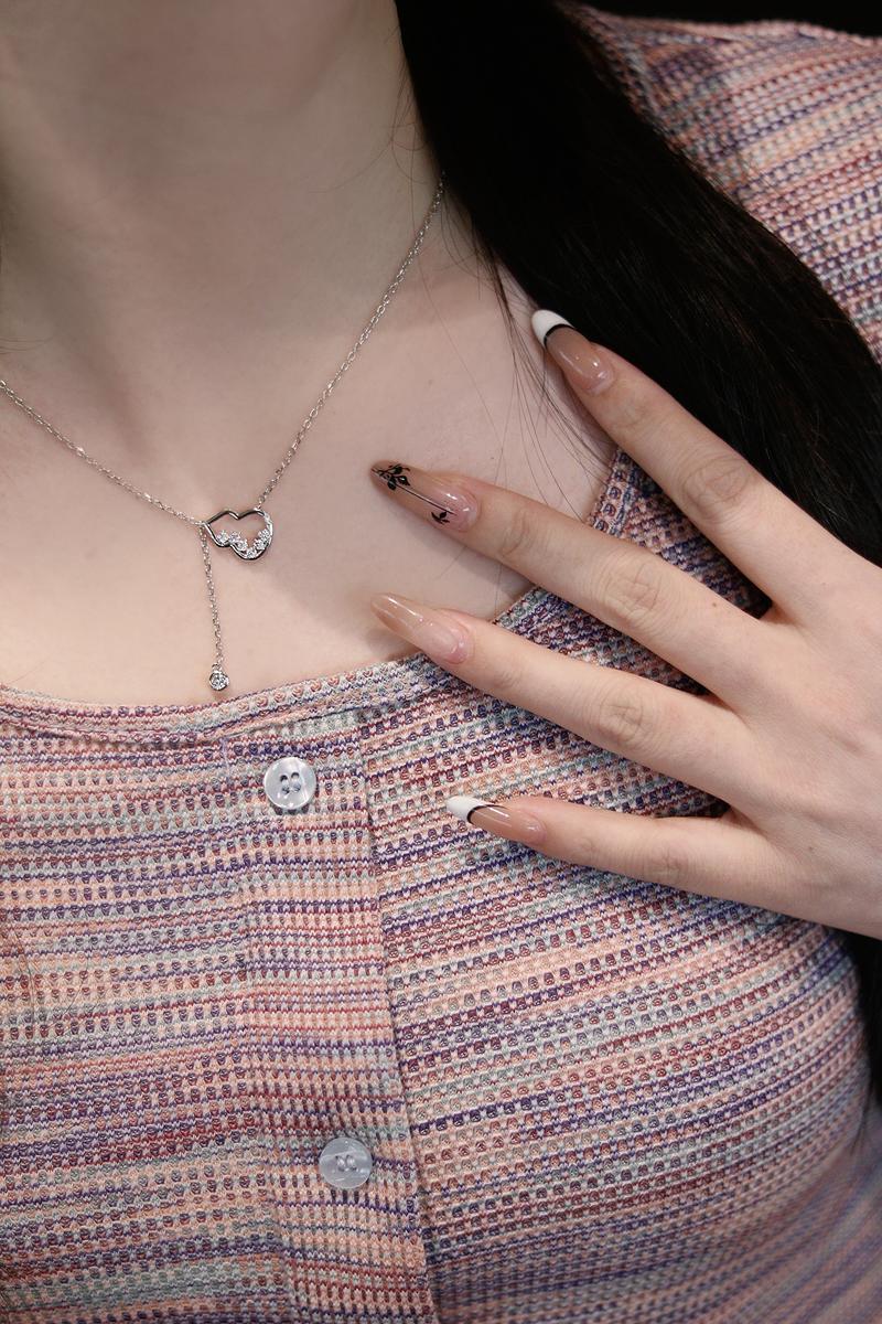 【#365】Lucky Hulu Necklace & Bracelet Full Synthetic Moissanite Jewelry in 925 Sterling Silver Birthday Christmas Gift for Women