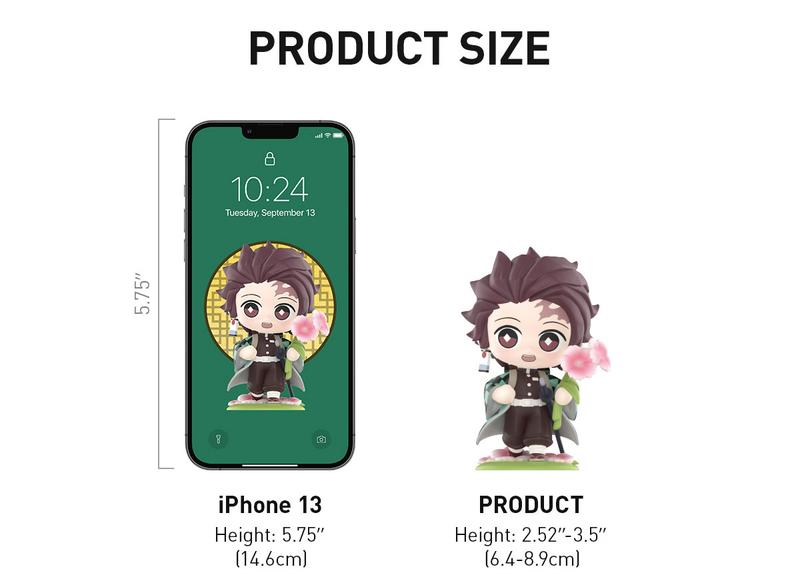 POP MART Kimetsu no Yaiba Birth Flower Series Figures, Blind Box, Mystery Box