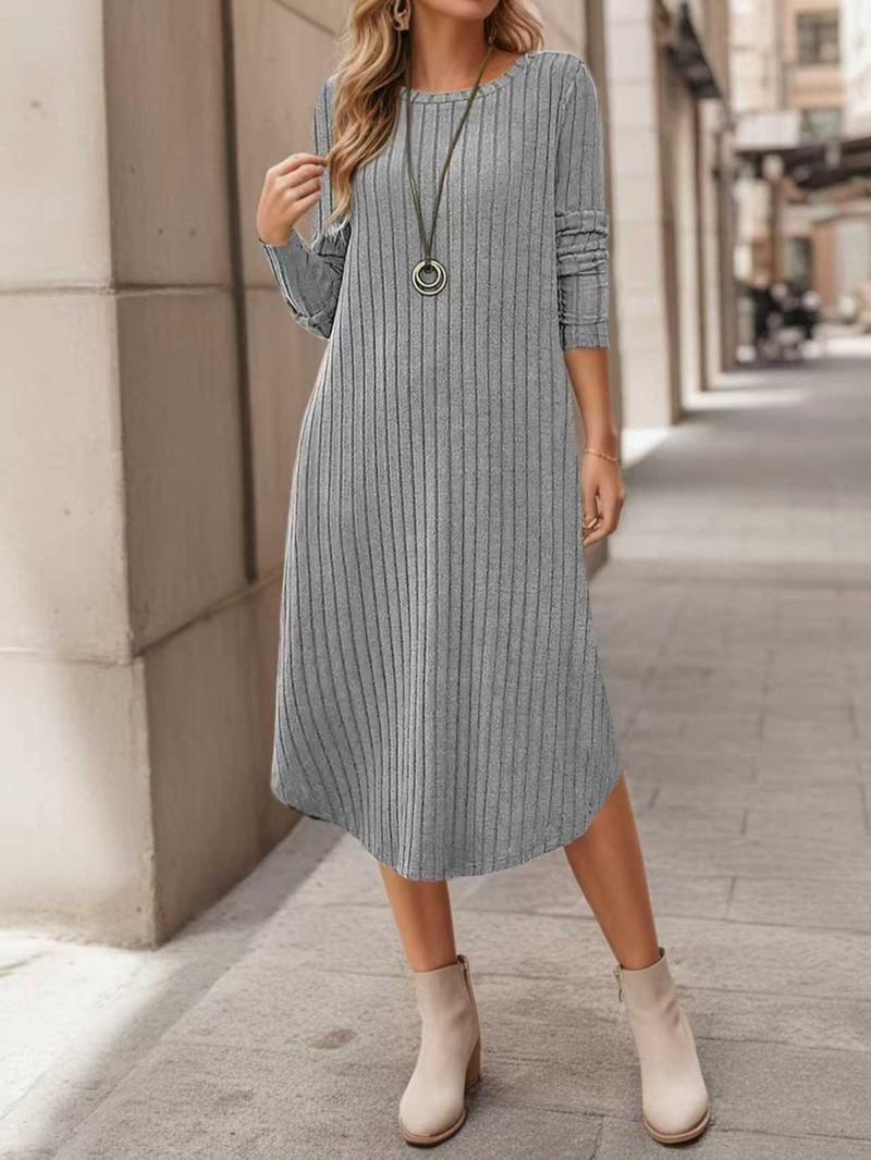 Fashion Women's Asymmetrical Hem Skirt, Spring & Fall Essential, Stylish Casual Wear, Perfect for Daily