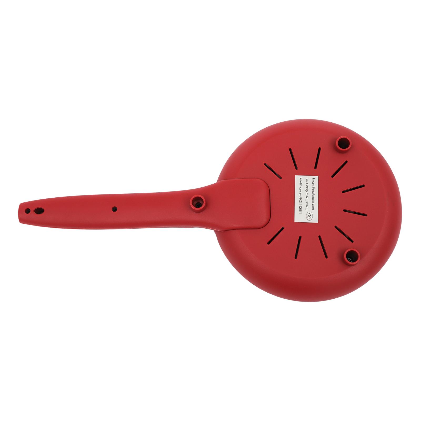 550W Electric Crepe Maker Machine 110V Non Stick Pancake Baker for Breakfast Crepes Tortillas Egg Rolls Home Bakery Snack Bar DIY Baking