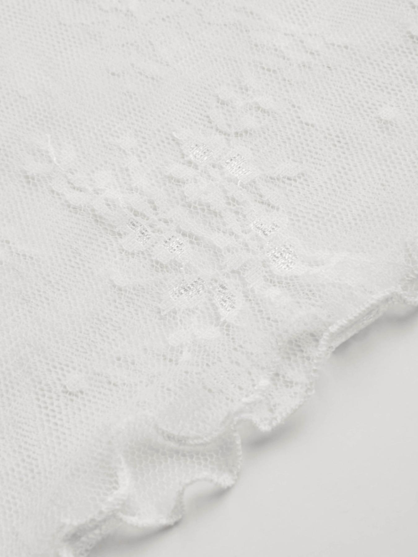 Women's Floral Lace Sheer Lettuce Trim Top, Elegant Long Sleeve Stand Collar Top for Daily Wear, Ladies Clothes for All Seasons, Casual Classy Top