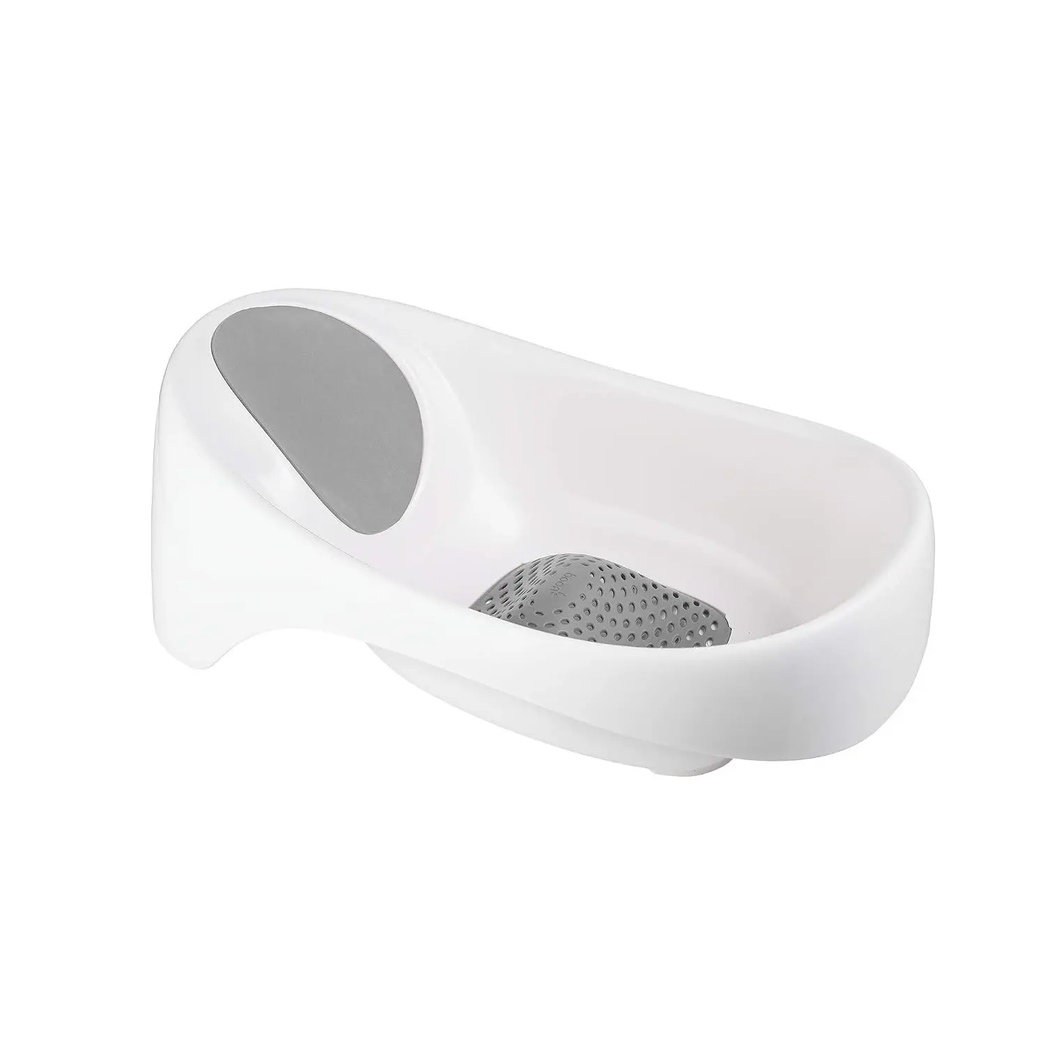 3 Stage Baby Bathtub with Three Support Positions for Newborn to Toddlers, Color Changing Drain Plug for Ideal Bath Temperature, Gray, for Ages 0 to 18 Months and Up