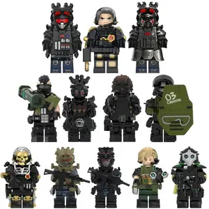 GAME Delta Force Bricks Wei Long Mini Action Figures Bricks Toys Gifts Children Building Blocks For Gifts