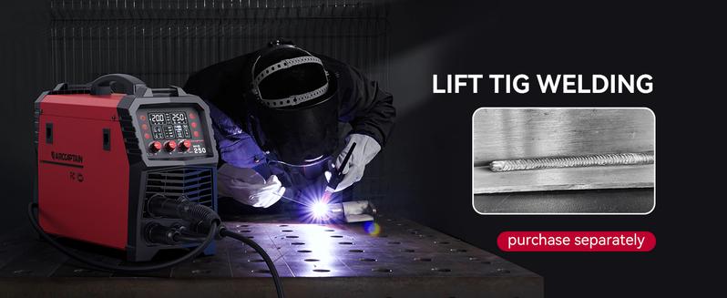 ARCCAPTAIN MIG250 Multi Process Welder 250 Amps MIG Welder Welding Machine Heavy Duty Work Portable Welder welder machine