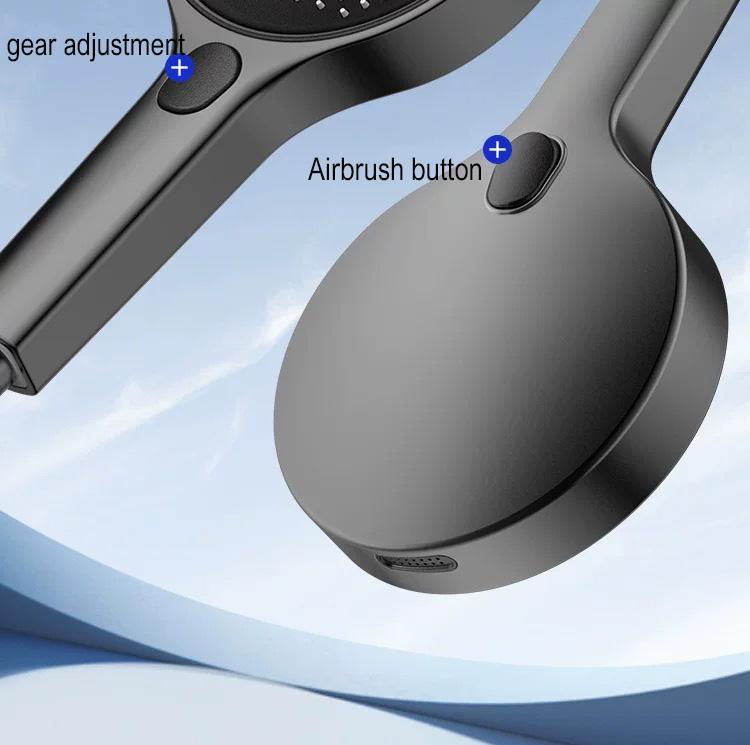 5.9-inch super large panel handheld showerhead features four water modes. It provides a powerful water flow that envelops your entire body and comes with a bracket and a 59in‘ soft hose, silver and gray