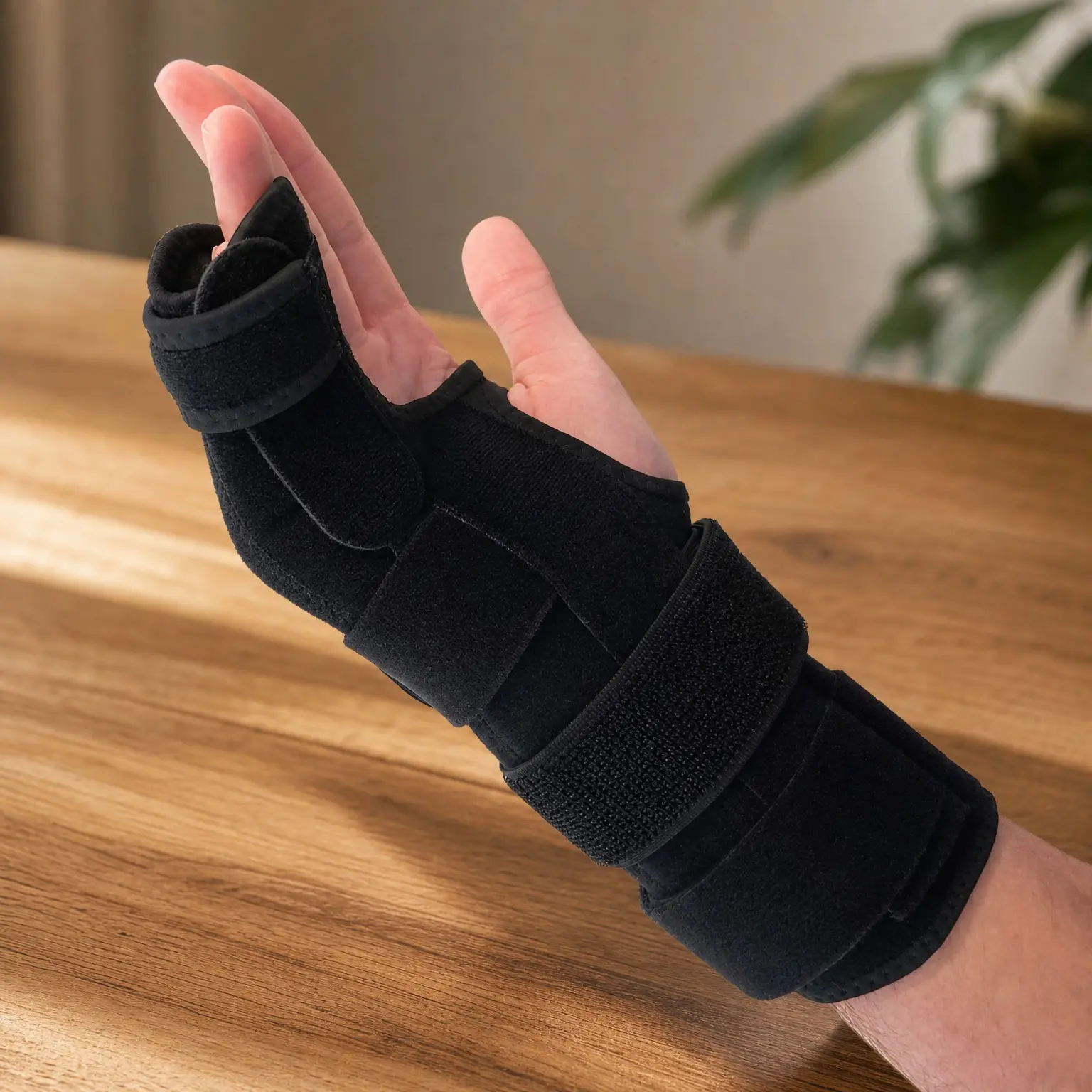 Pinky Finger Splint Boxer Fracture Brace - Ulnar Gutter Hand Splint for Ring & Little Finger, Broken Metacarpal Support Cast, Dupuytren's Contracture (MED RIGHT)