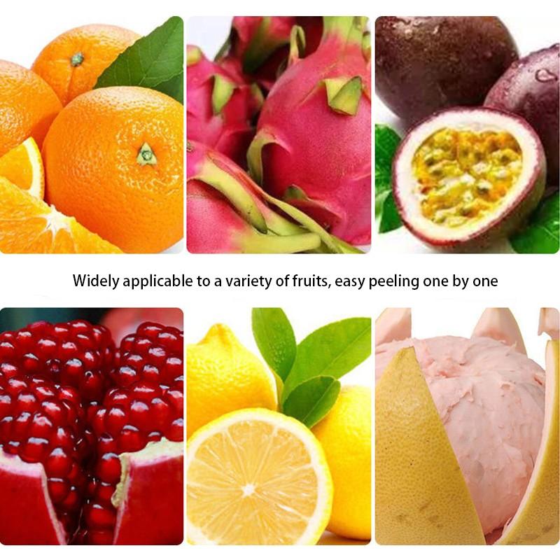 Creative Peeler, Stainless Steel Finger Ring Design, Easy Fruit Peel Tool, Innovative Citrus Slicer, Durable Kitchen Utensil，Stainless Steel Orange Peeler, Citrus Peeler Tool for Oranges, Lemons & Grapefruits, Easy Grip Fruit Peeler Gadget