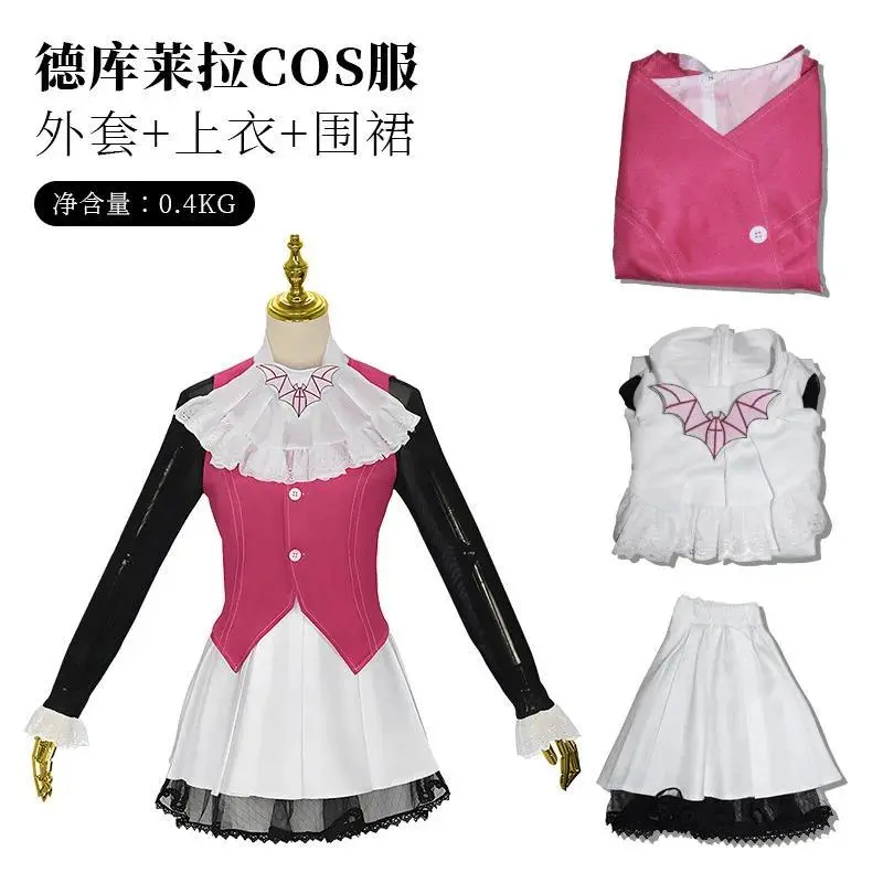 Monster Fantasy High Draculaura Cosplay Spectra Vondergeist Costume Adult Women Shoes Boot Outfits Halloween Carnival Suit