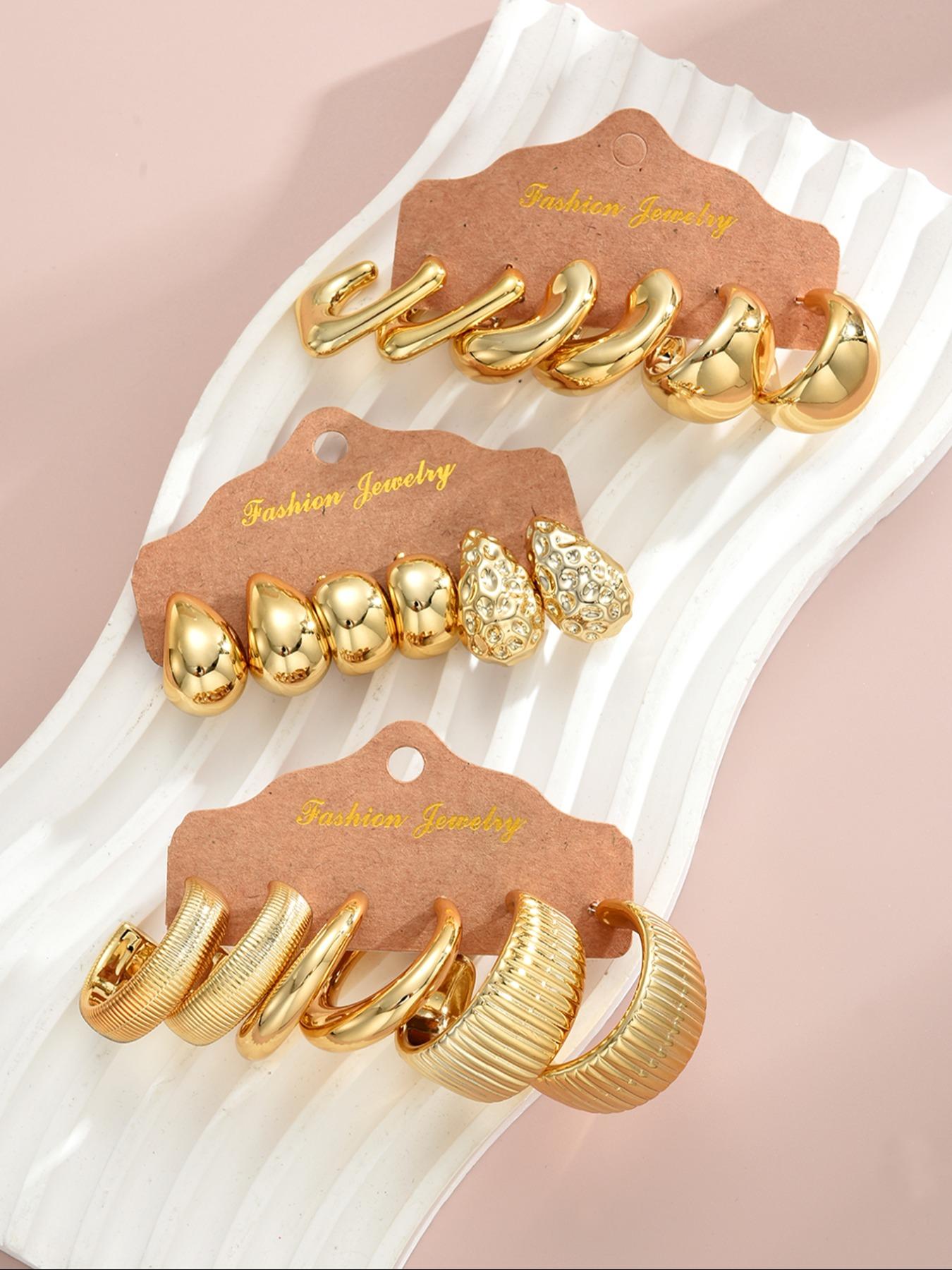 Fashionable 18-36 Piece High Quality Earrings Set for All Seasons, Trendy Stylish Accessories Collection, Perfect for Daily Wear & Special Occasions