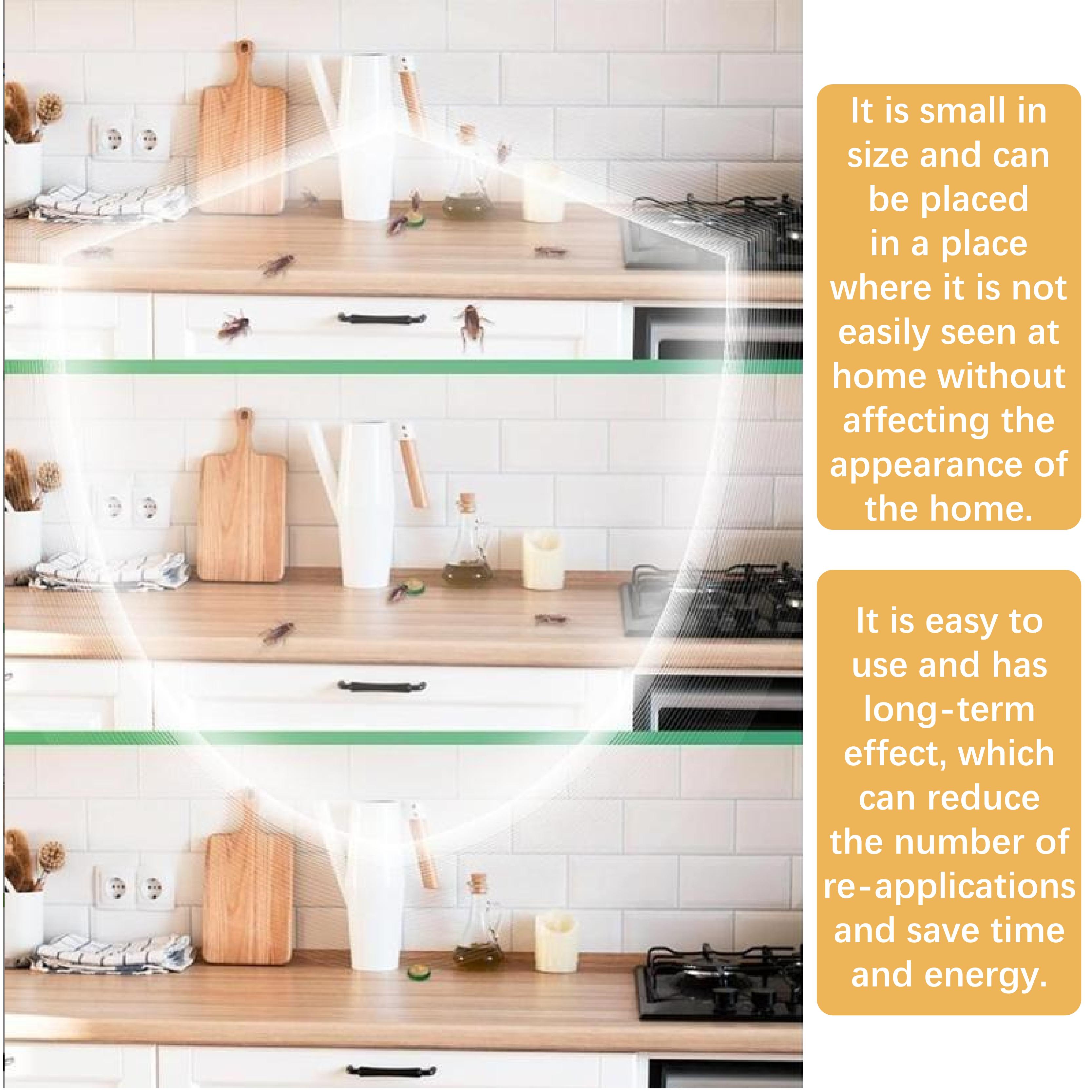 LENDOUYE Roach killer indoor infestation,Roach Repellent,Roach Traps indoor,Roach Killer,Roach Bait Station,Roach Killer Gel for American, German and Other Major Cockroach Species Fast-Action Waterproof Roach Gel BD