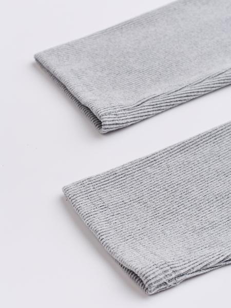 Two-piece Set Women's Solid Button Front Ribbed Crop Top & Elastic Waist Pants, Casual Long Sleeve Outfits for Spring & Fall, Women's Clothes for Daily Wear, Airport Outfit