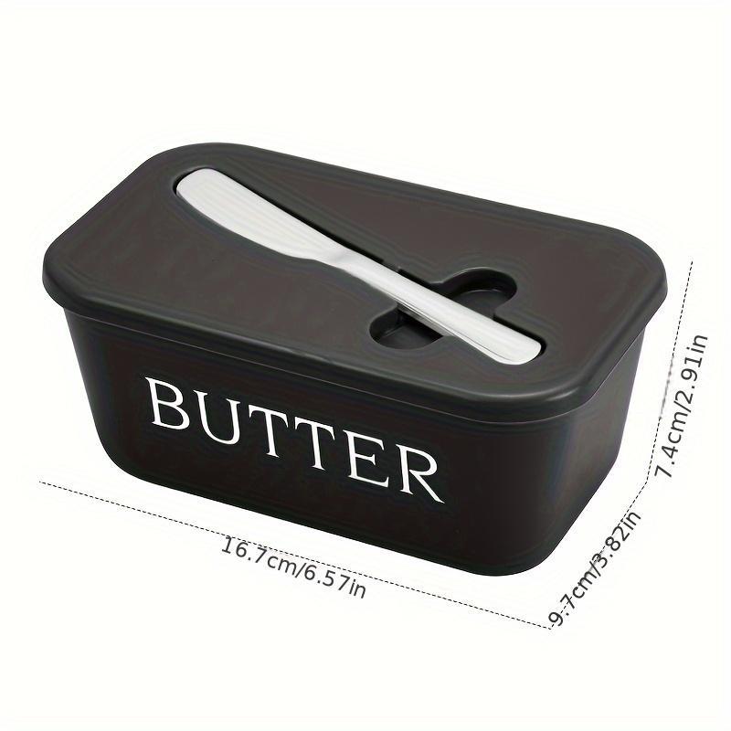 PP Butter Box and Butter Knife Set for Hotel Home Restaurant Butter Plate Food Grade Convenient Multi-purpose Box Serving Plate Butter Plate