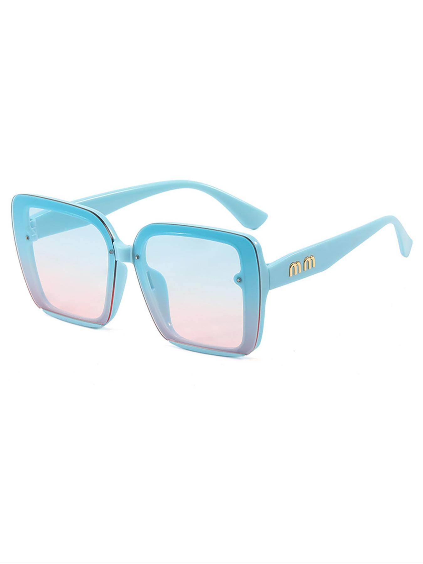 Fashion Large Frame Sunglasses for Women, Trendy All-Season Animal Pattern, Cute Style Decorative Lens, Streetwear Instagram Fame