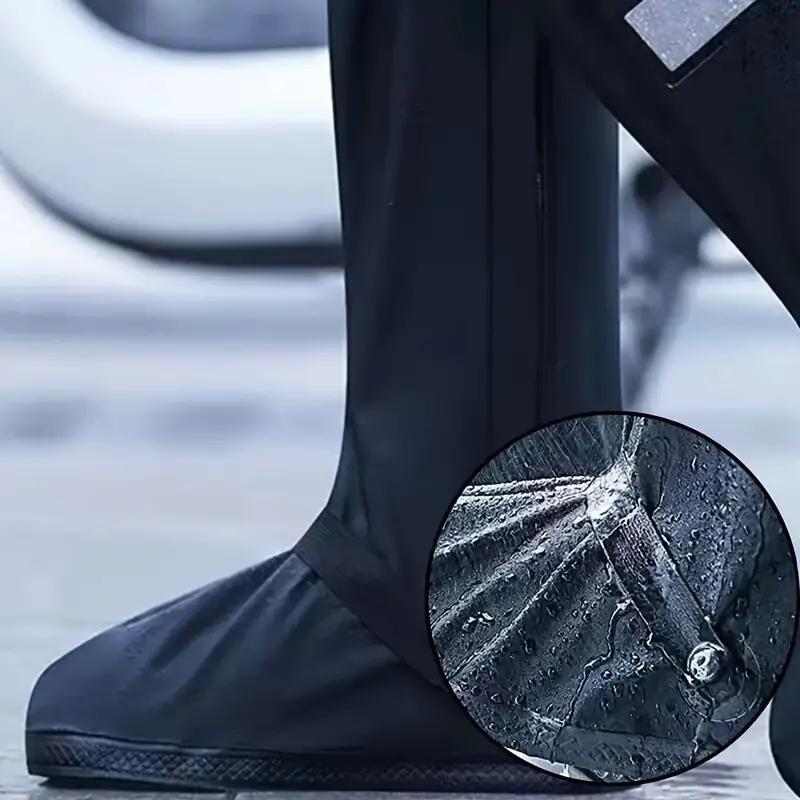 High Ankle Flat Sole Shoe Covers, Individual Packaging, Ideal for Outdoor Rainy Weather Cycling Hiking, Protective Footwear Accessories