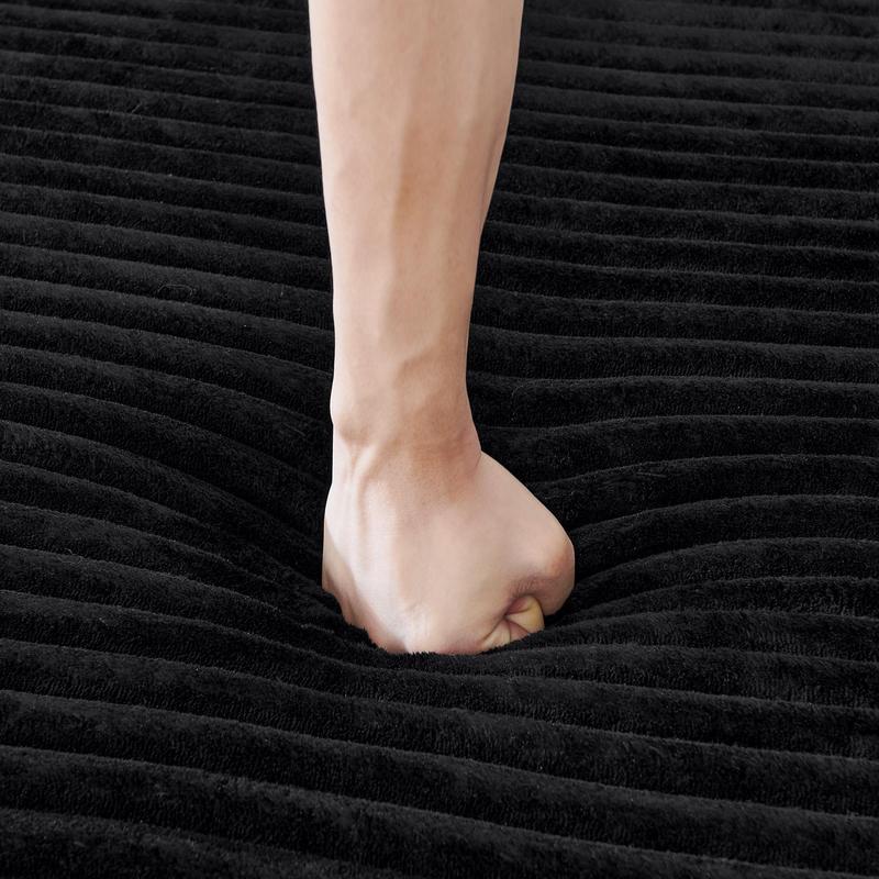 【Fall Deals For You】 Niccae 65" Boneless ChaiseLounge with Cup Holders, Upholstered Sofa Bed withThrow Pillows and Armrests, indoor Sleeper Chair-Luxurious Plush Corduroy Chair Bed for Living Room-No Assembly Required Faux Leather Couch