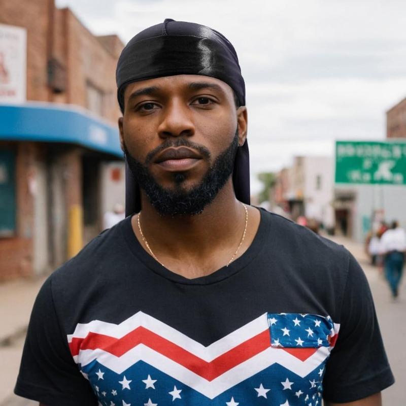 3pcs Premium Durag Pack for Men, Silky Doo Rag for 360 540 720 Waves