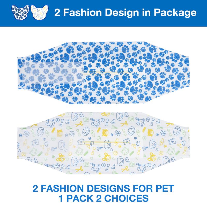 DONO: Disposable Male Female Dog Wraps Diapers,Rapid-Dry Gel Technology,Super Absorbent,Breathable,Simple To Use,Not Easy To Slide,Multiple Sizes And Package Quantities,Cute Dog Paw Print Pet Products,pamper dog DONO: Disposable Male Female Dog Wraps Diapers,Rapid-Dry Gel Technology,Super Absorbent,Breathable,Simple To Use,Not Easy To Slide,Multiple Sizes And Package Quantities,Cute Dog Paw Print Pet Products,pamper dog