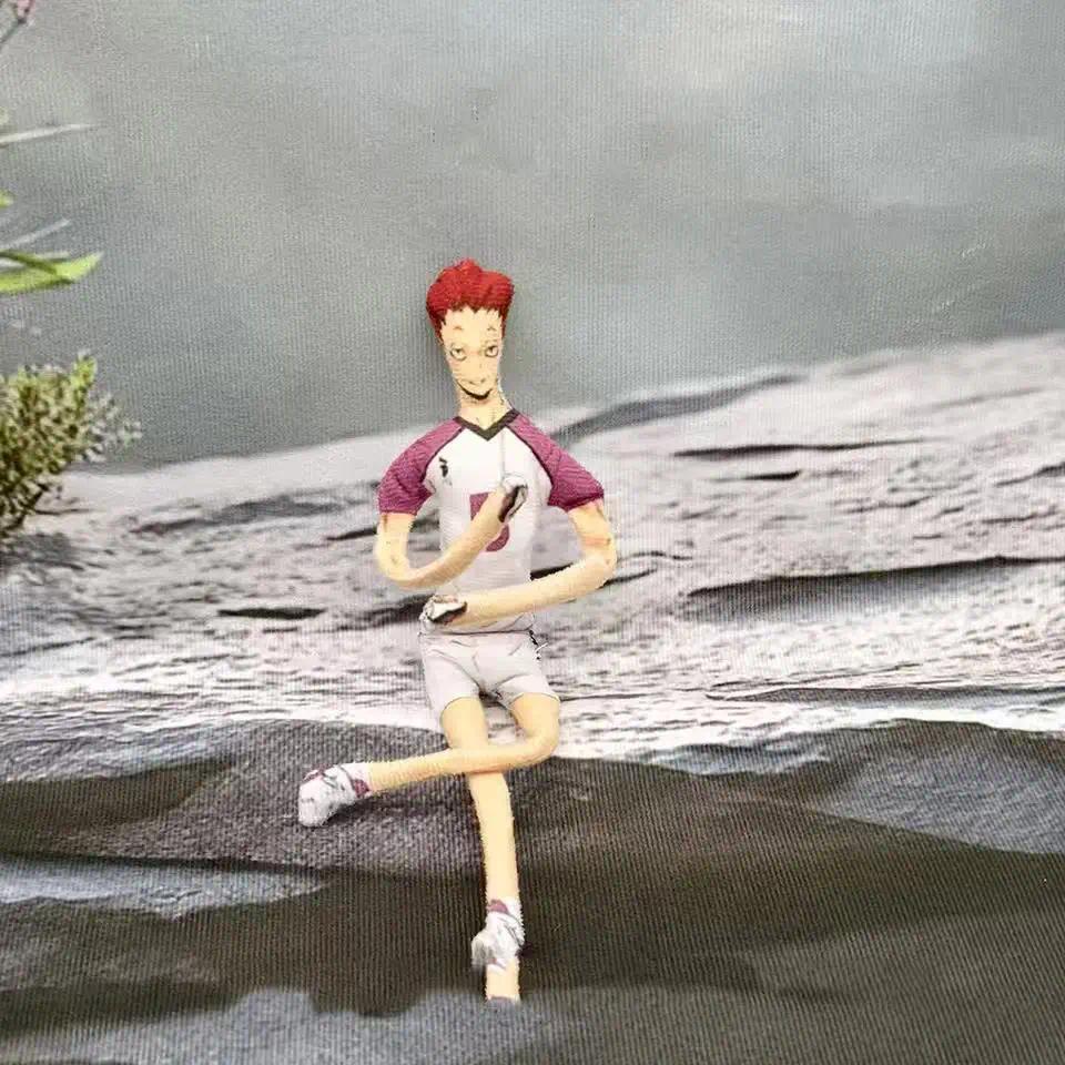 Anime Haikyuu Hinata Shoyo/Kozume Kenma Cotton Plush Aesthetic Soft Doll Keychain - Slender Twistable Cartoon Characters Figure, Cosplay Fans Collectible, Carry Hinata/Kenma Unisex Room Decor Gift
