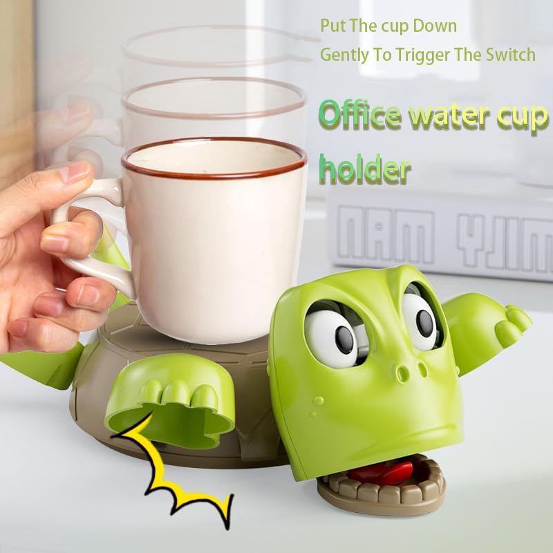 Wacky TurtleCoaster Funny 3D Printed Turtle Cup CoasterTurtle Cup Holder, Insulated Drink Mat forCoffee and Wine Glasses, Home Decor andKitchen Accessories & Housewarming Giftsfor Adults Halloween and Christmasdecorations
