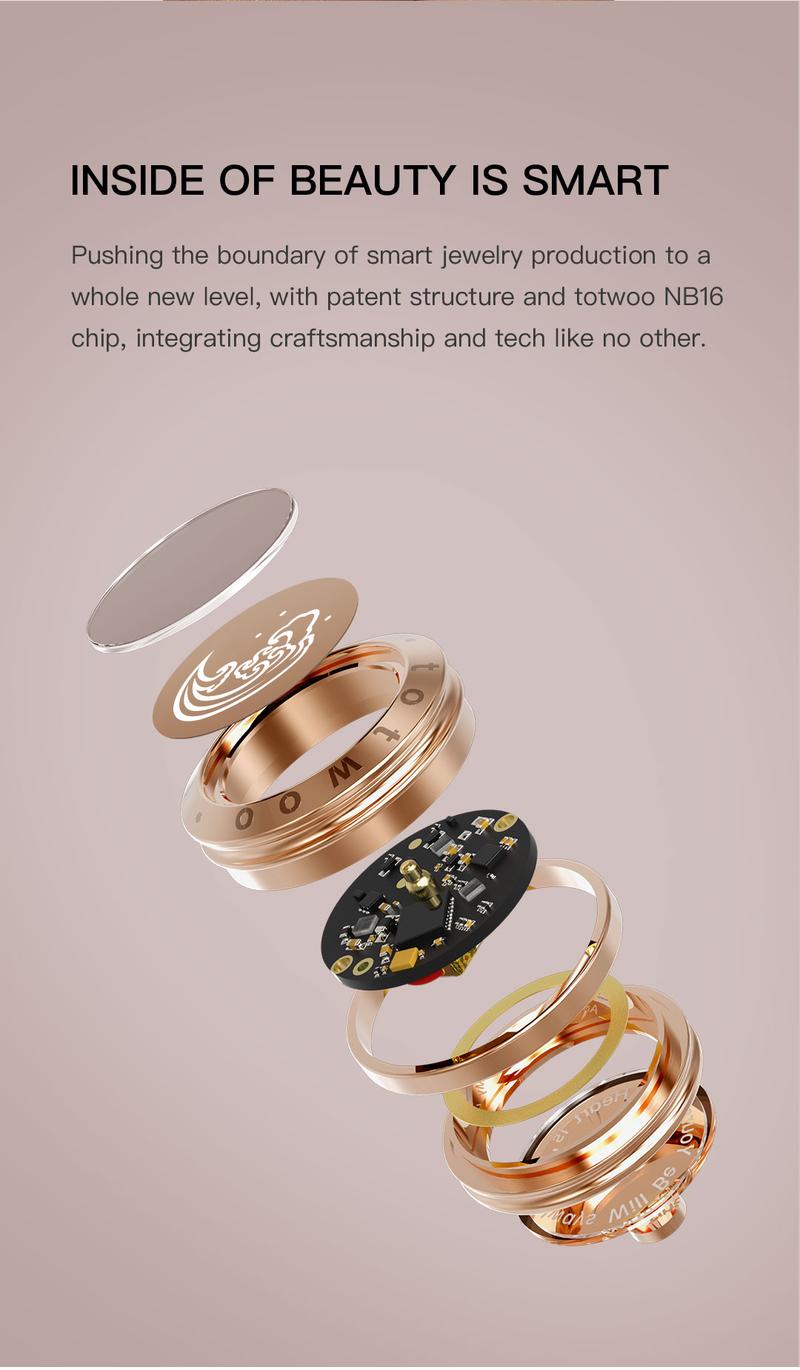 totwoo Mountain&Sea Touch Bracelets Long Distance  Functional Love Connect Gift For Boyfriend or Girlfriend or your Family