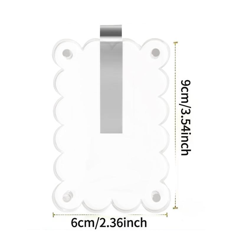 Personalized-Acrylic Car Sun Visor Photo Frame Clip, Wallet Photo Holder, Stylish Automotive Accessory, Unique Gift for Couples, Car Accessories