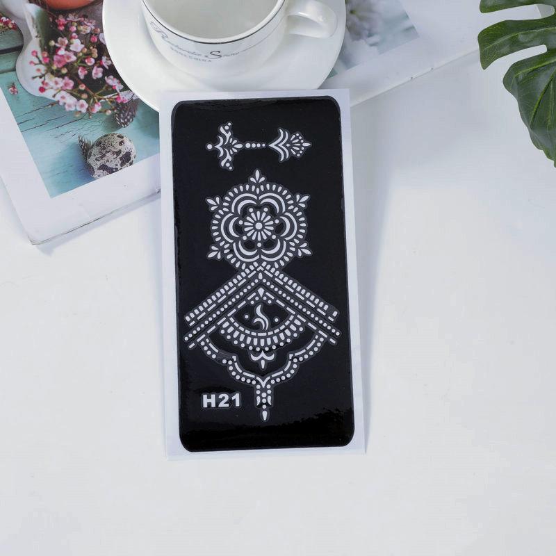 Safe plant henna for skin body paint kit with reusable stencils and decorative stickers. Waterproof temporary design fades naturally, great for festival and outdoor body art for men and women. Henna Designs Waterproof Temporary Tattoos