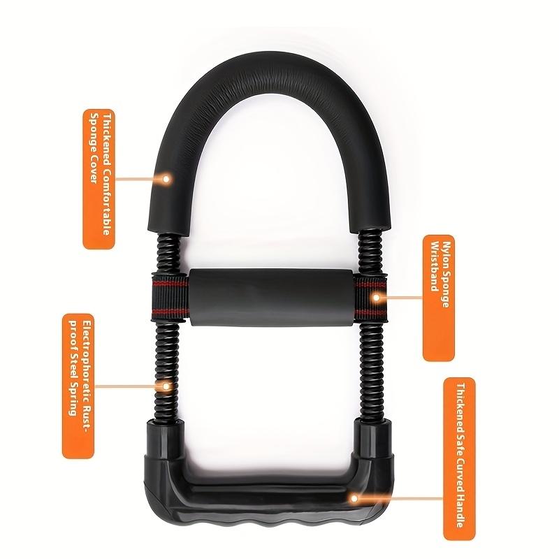 Spring-Loaded Wrist Exerciser, Adjustable Forearm Trainer for Improving Grip Strength and Muscle Tone