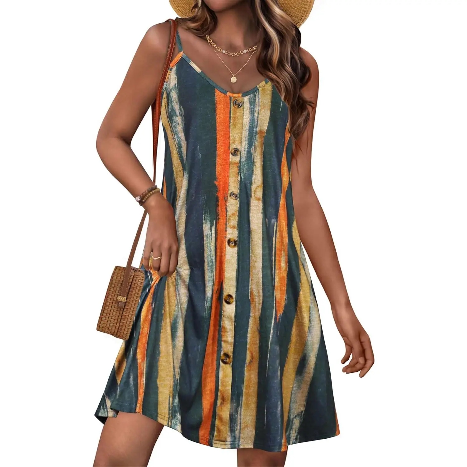 Yellow Blue Stripe