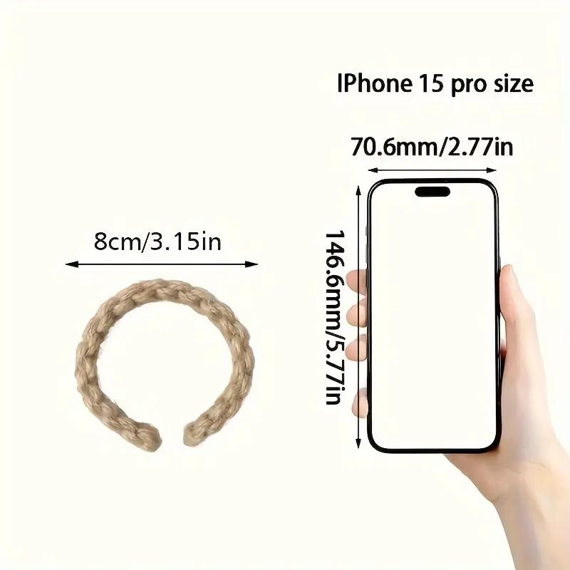 Solid Color Braided Curtain Tieback, Durable Adjustable Curtain Holdback, Window Accessory for Home Living Room Bedroom