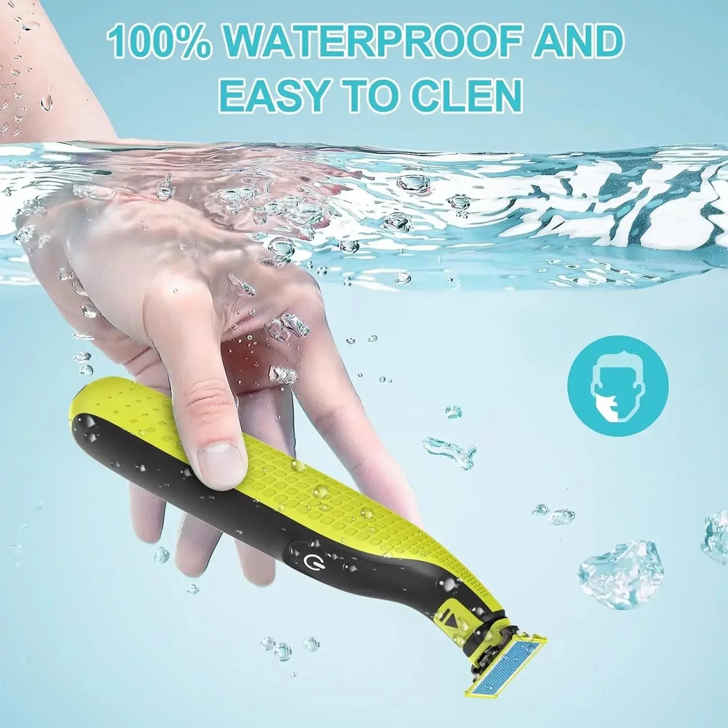 Electric Razor Blade Replacement Set, Anti-Friction Blades for Oneblade Qp210/50 2523 2630 2527qp652, 1-10 Pieces, Men's Gift