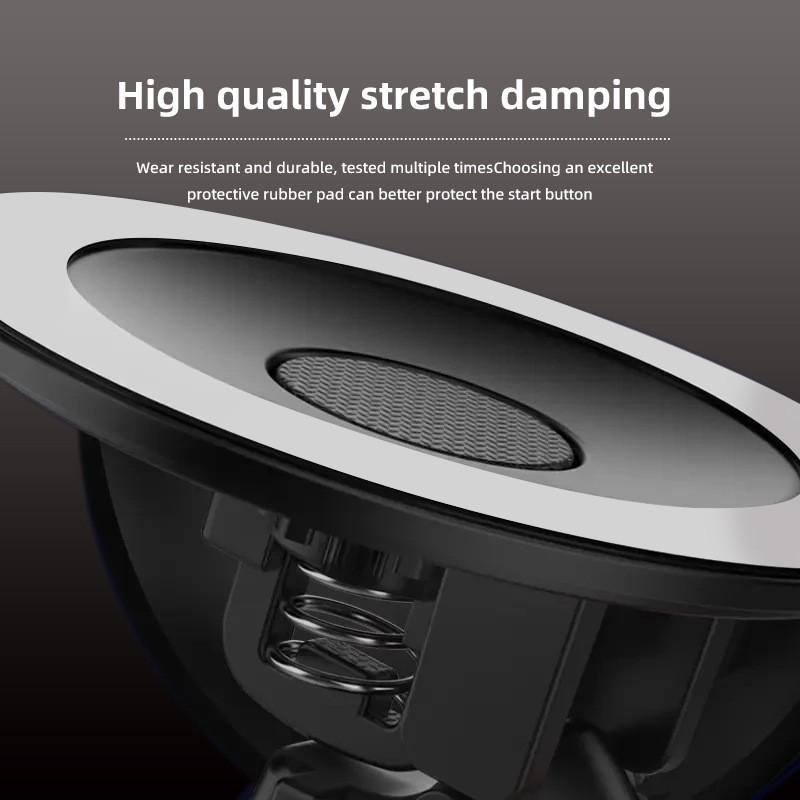 Universal One-Key Start Rod, Car Push Starter Easter Creative Button Cover Joystick, Cool Engine Ignition Car Interior Accessory