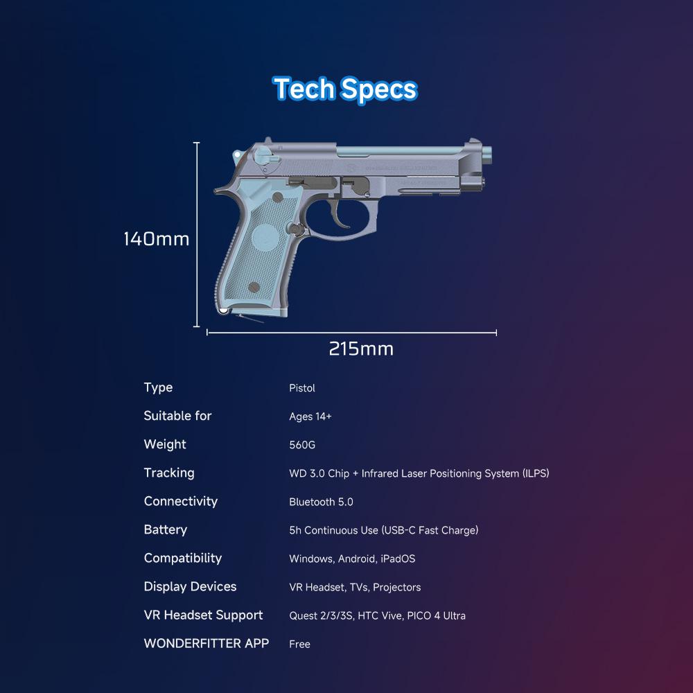 WONDERFITTER M9: Immersive VR Haptic Controller WONDERFITTER M9: Immersive VR Haptic Controller