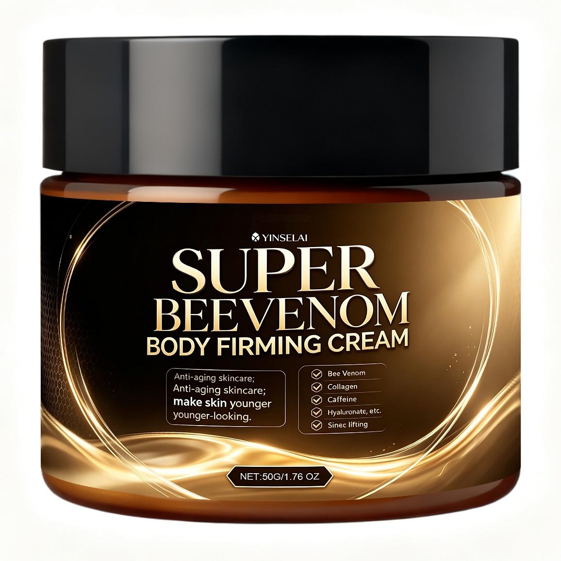 Shaping & Firming Body Cream – Body Care, Bee Venom Anti-Aging Moisturizer, Collagen Caffeine 50g