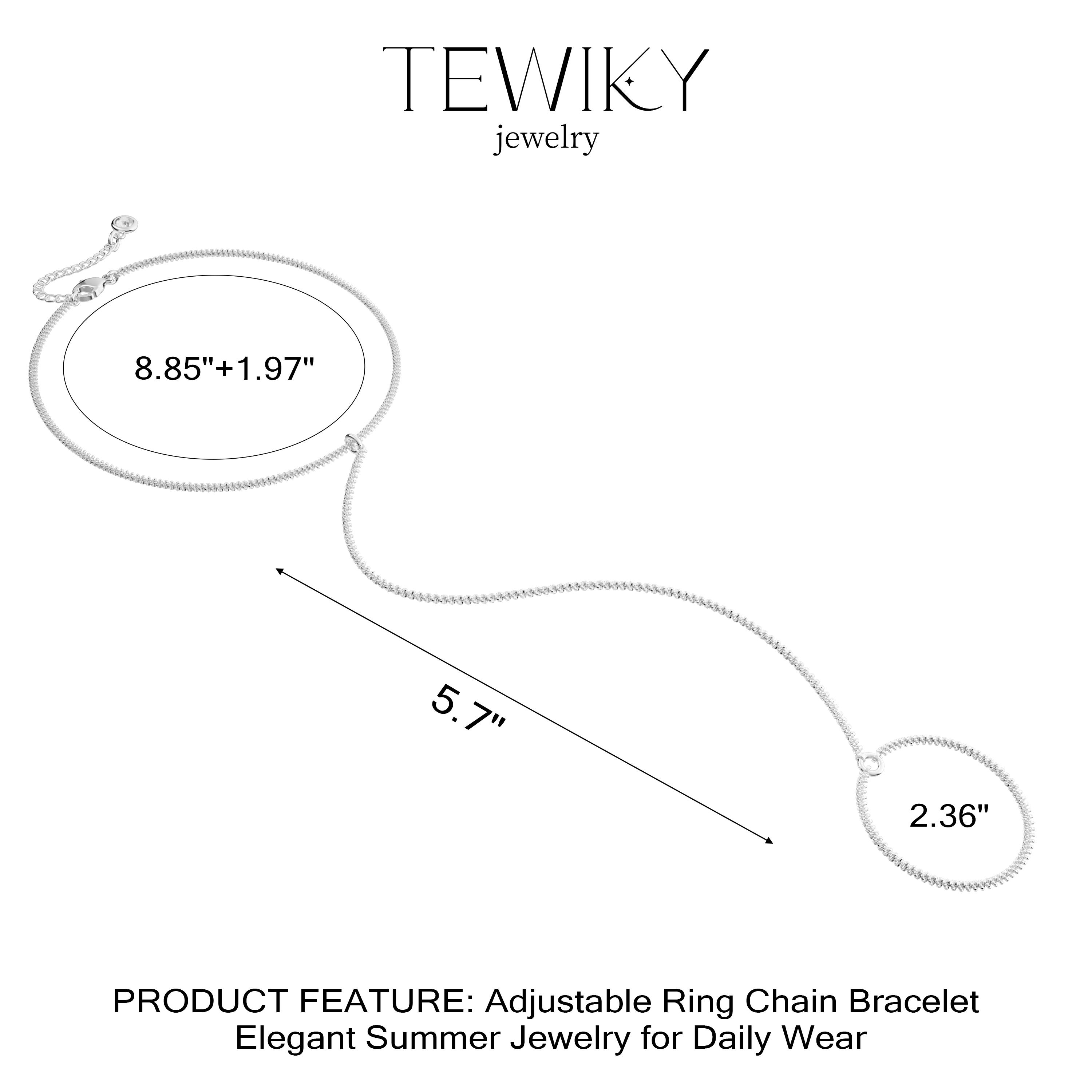 TEWIKY Dainty Layered Waterproof Anklet For Women Adjustable Womens Anklet Set Stackable Figaro Beaded Cuban Link Anklets Daily Clothing Decor For Beach Summer Trendy All-match & Exquisite Jewelry For Mother‘s Day Gift
