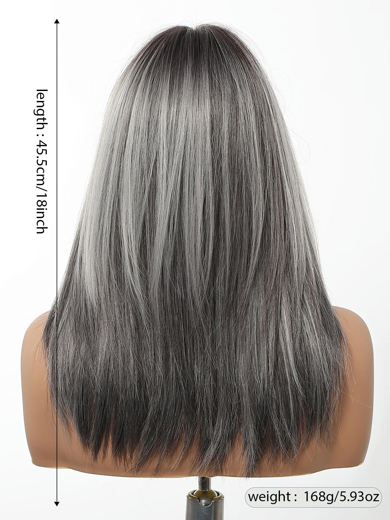 BRAND NEW SYNTHETIC HAIR (18inches) Synthetic Hair Topper with Long Bangs 18Inch – segohair.com main image 2