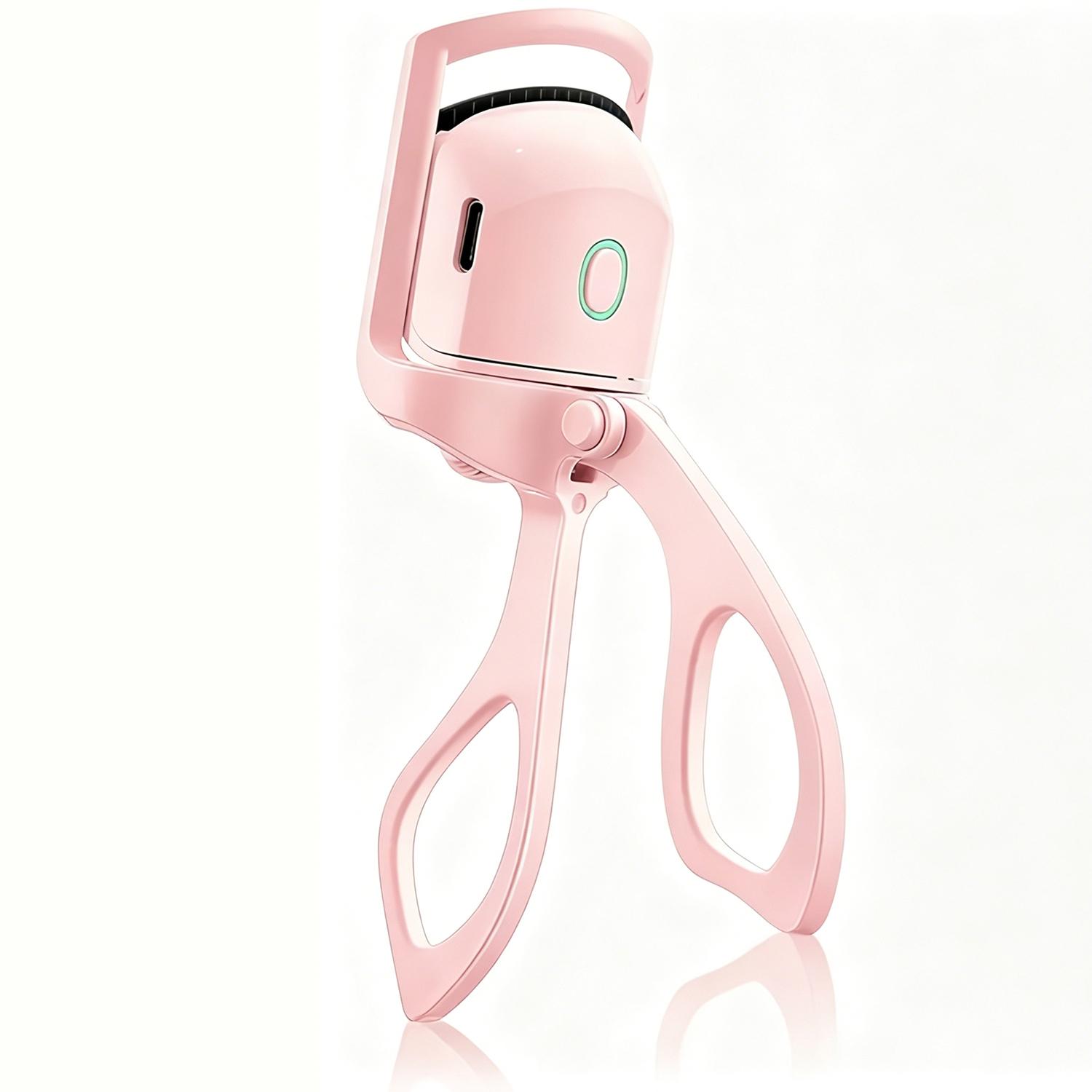 Heating Lash Curler, 30s Quick Heat, Rechargeable Electric Lash Curler, Temperature Control, Safe Burn Prevention, Fast Natural Curling