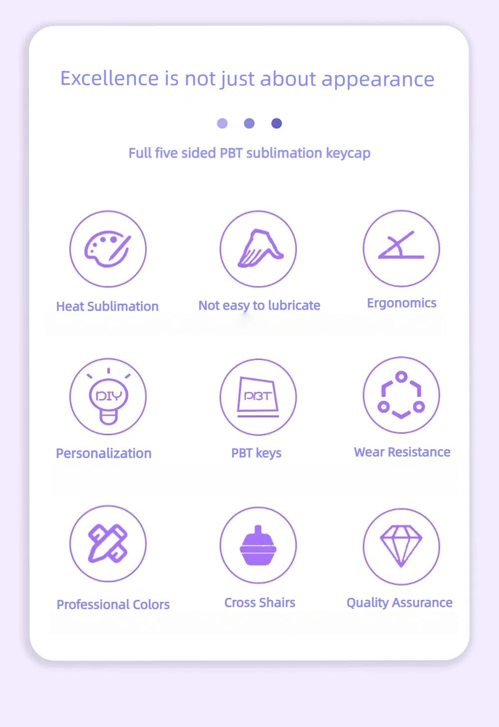 New Galloping Through Spring Breeze Theme Keycaps, Cherry Profile, Dual Color Pbt, Heat Transfer, Durable, High Aesthetic, for Mechanical Keyboard Players