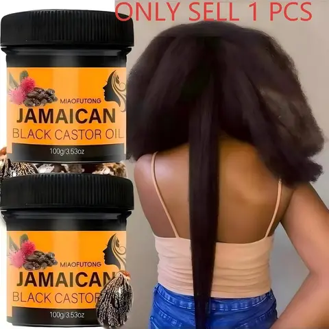 Jamaican Castor Oil Hair Growth Serum, HairGrowth Oils, Hair Growth Stimulator, Moisturizing Oil for Eyelashes, Eyebrows and Hair, Hair-Thickening, Haircare Thinning Hair, Thicker Looking Hair and Texture-Enhancing Treatment for Women and Men