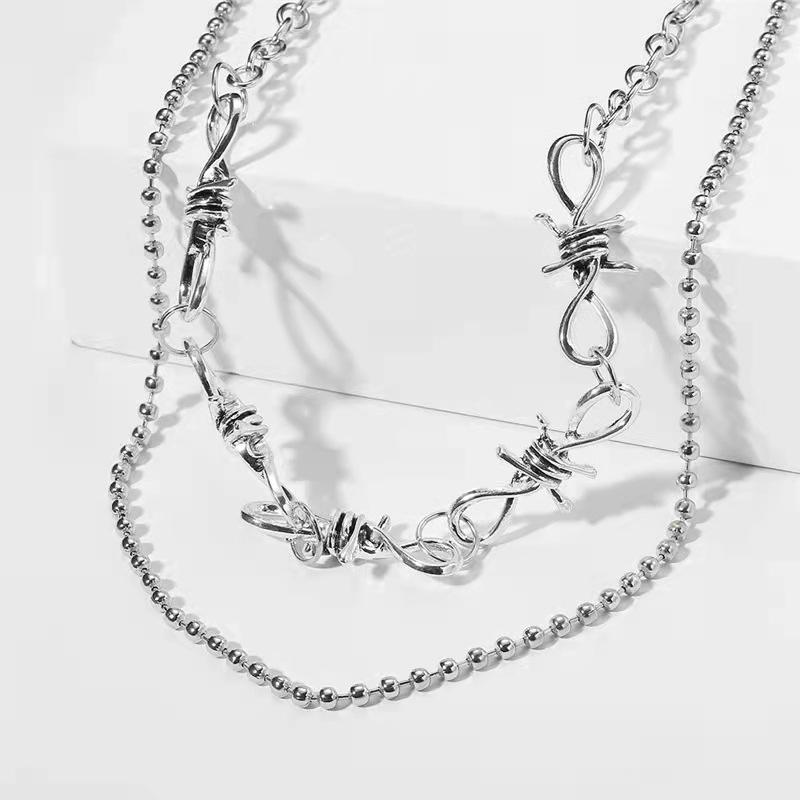 Y2k punk metal thorn trouser chain hip-hop waist chain casual simple trend fashion men and women party accessories gift