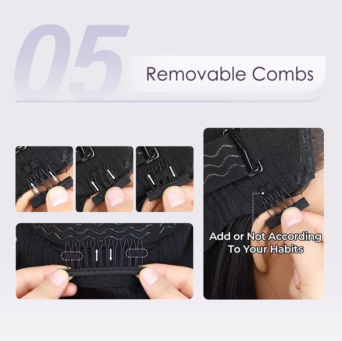 Wavymy Layered Cut 9x6 Tpart Wear Go Bob Yaki Straight Wig Natural Black Deep Part Lace Glueless Wig 180% Density 100% Human Hair