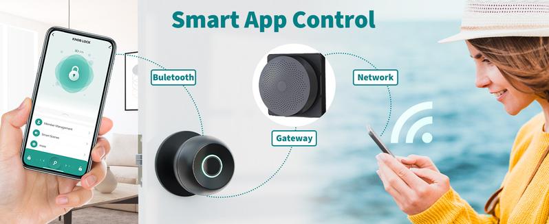 Valentine's Day Gift EuerTE Smart Lock Fingerprint Door Knob with App Control Key Type-C Port Emergency Charging Biometric Lock for Front Door Home Apartment Office FathersDayGift Valentine's Day Gift EuerTE Smart Lock Fingerprint Door Knob with App Control Key Type-C Port Emergency Charging Biometric Lock for Front Door Home Apartment Office FathersDayGift