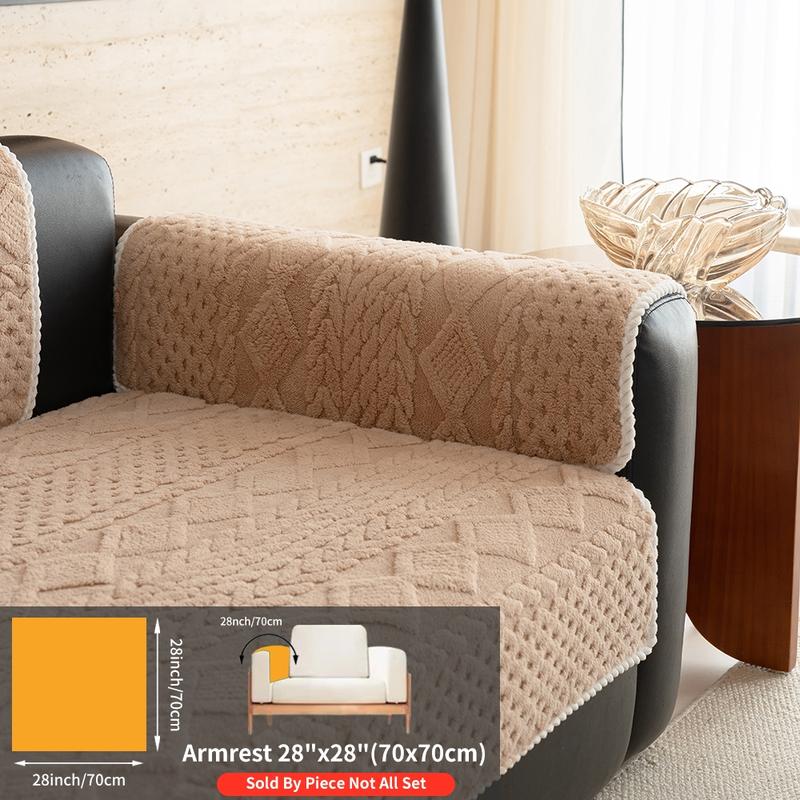 Non-Slip Sofa Couch Covers, Cushion Cover, Dustproof Seat Pad, Ideal for Living Room Decor, Hotel and Dormitory Room Decoration, Durable and Practical