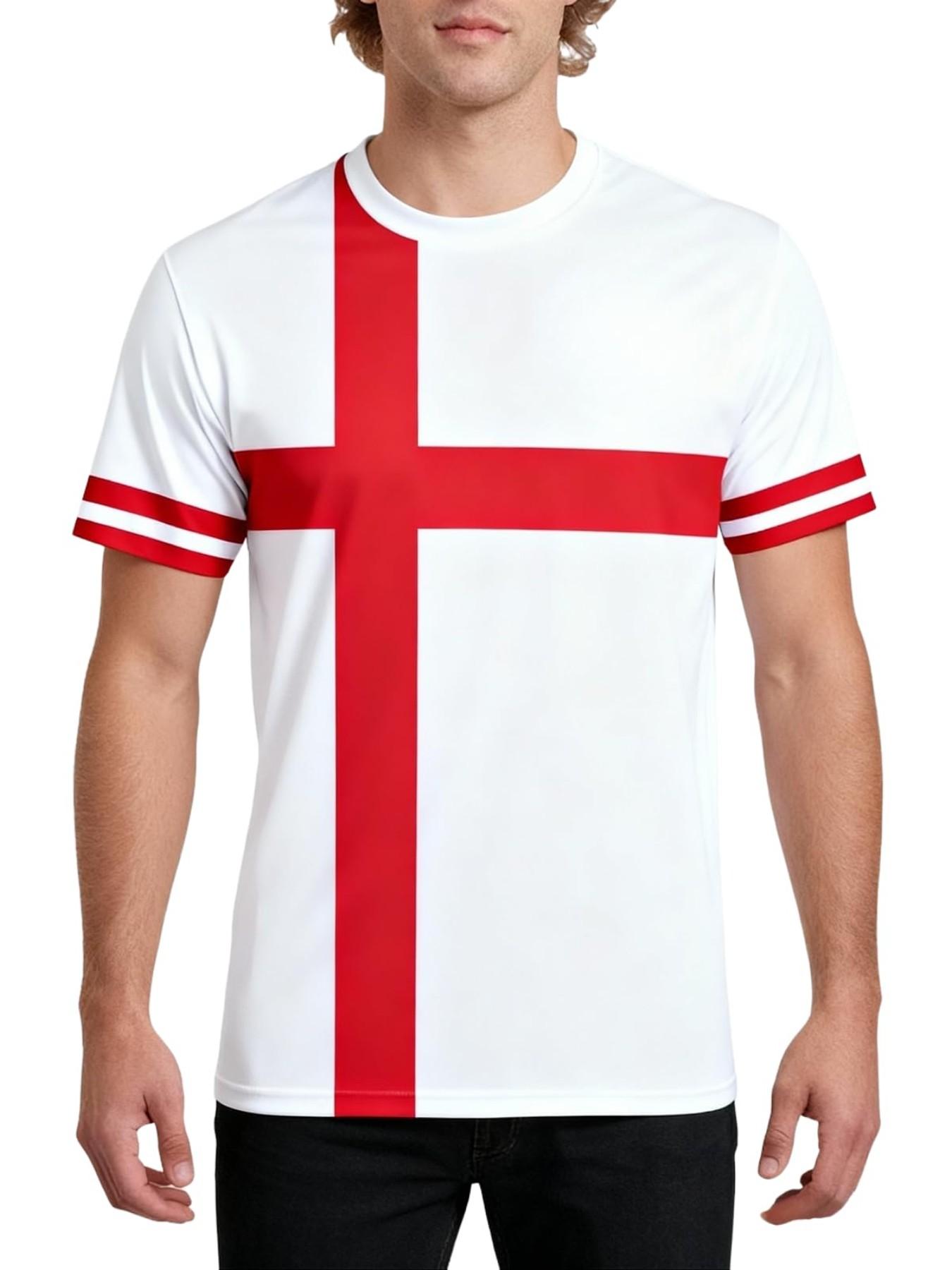 2026 National Flag Jersey, Belgium France Netherlands Croatia Portugal Spain Italy England, Sports T-shirt for watching games on-site，Short Sleeve, Quick-Dry, Moisture-Wicking