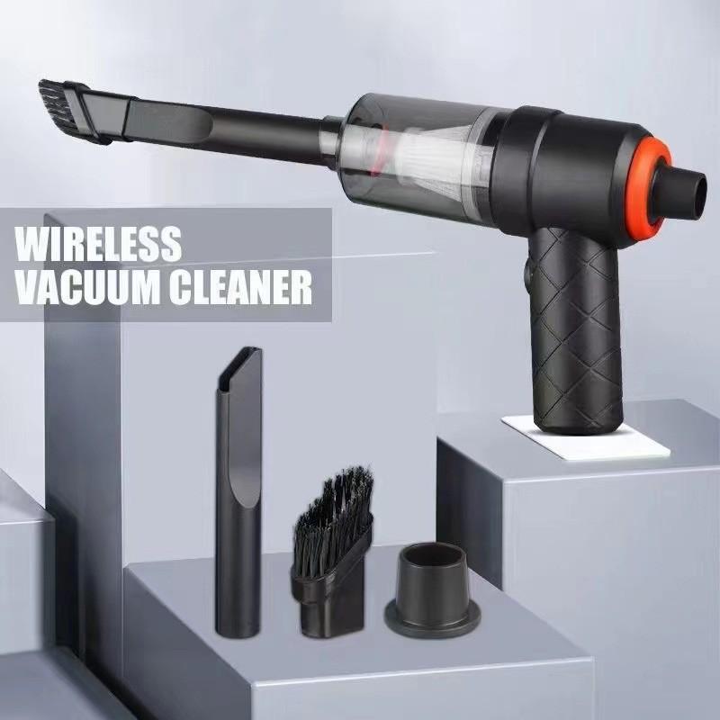 Mini Portable Car Vacuum Cleaner, High-Power Cordless Rechargeable Auto Vacuum with Multi-Function Suction and Blowing, Ideal for Home, Office and Pet Care, Car Cleaning Supplies